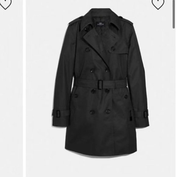 brand new Coach Trench Coat for woman black